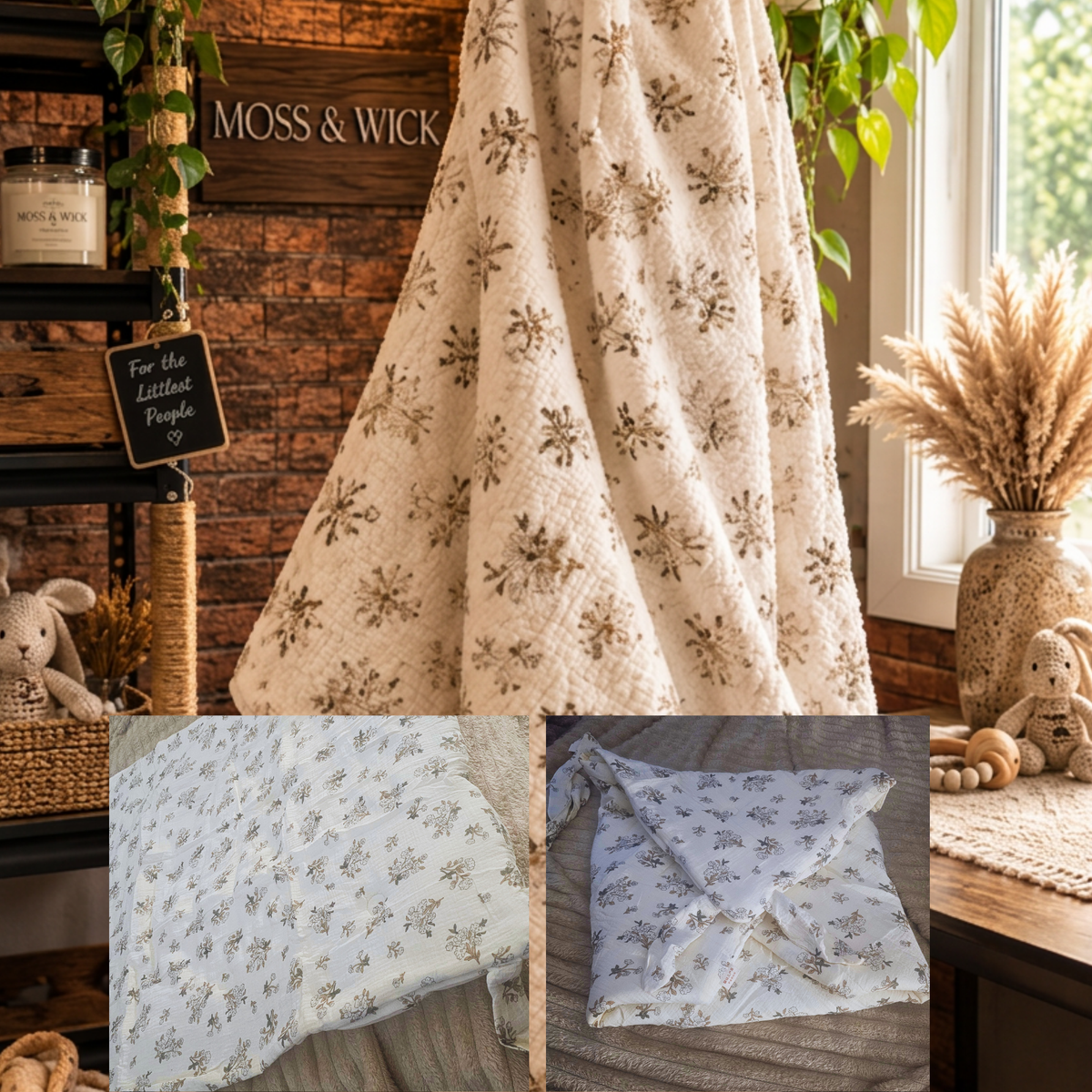 Oversized Plush Baby Swaddle