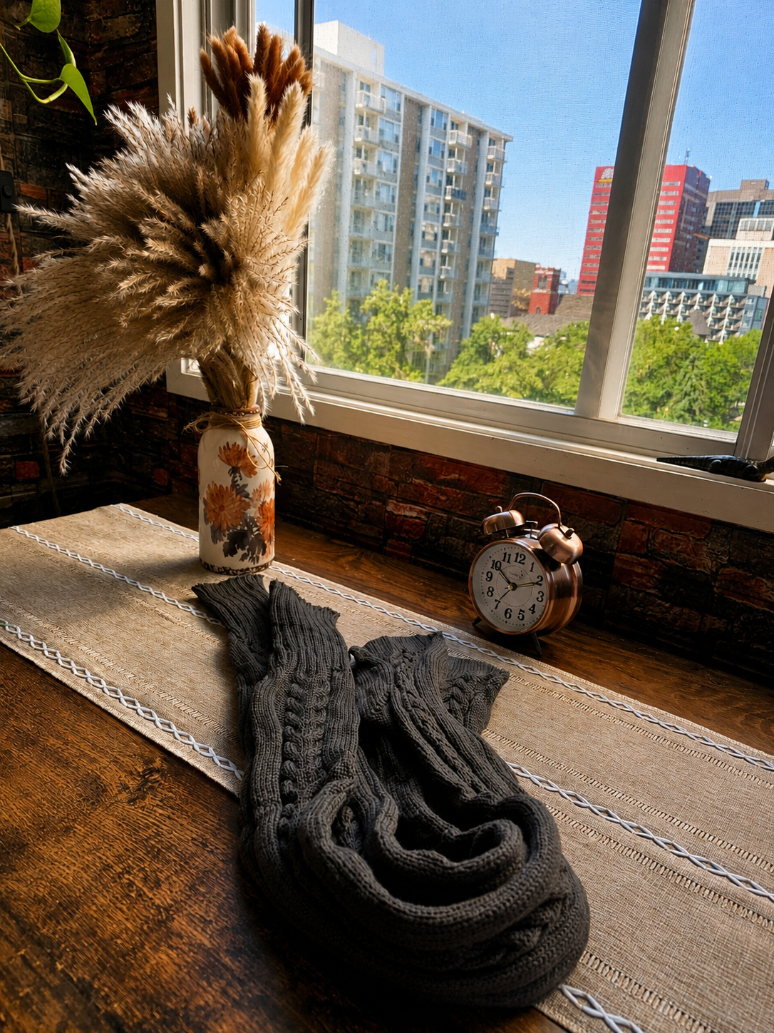 Cozy Cable-Knit Thigh-High Socks