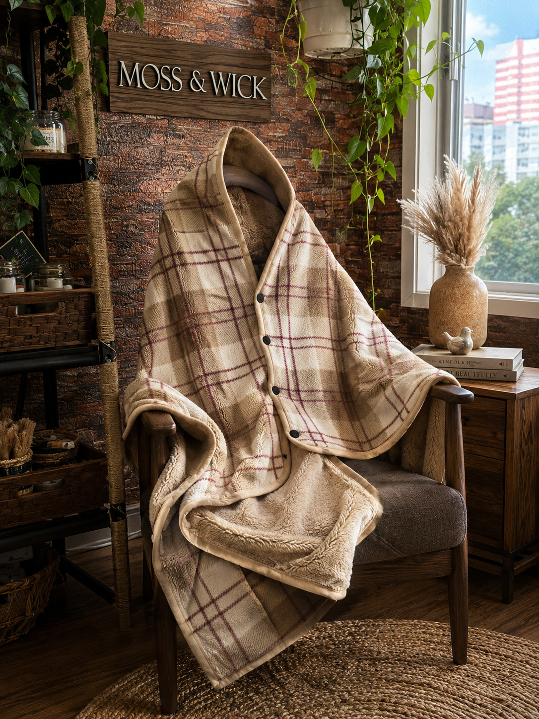 Teddy-Lined Comfort Wrap
