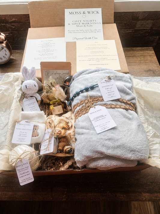 Cozy Nights & Soft Mornings | Mom + Baby Gift Box