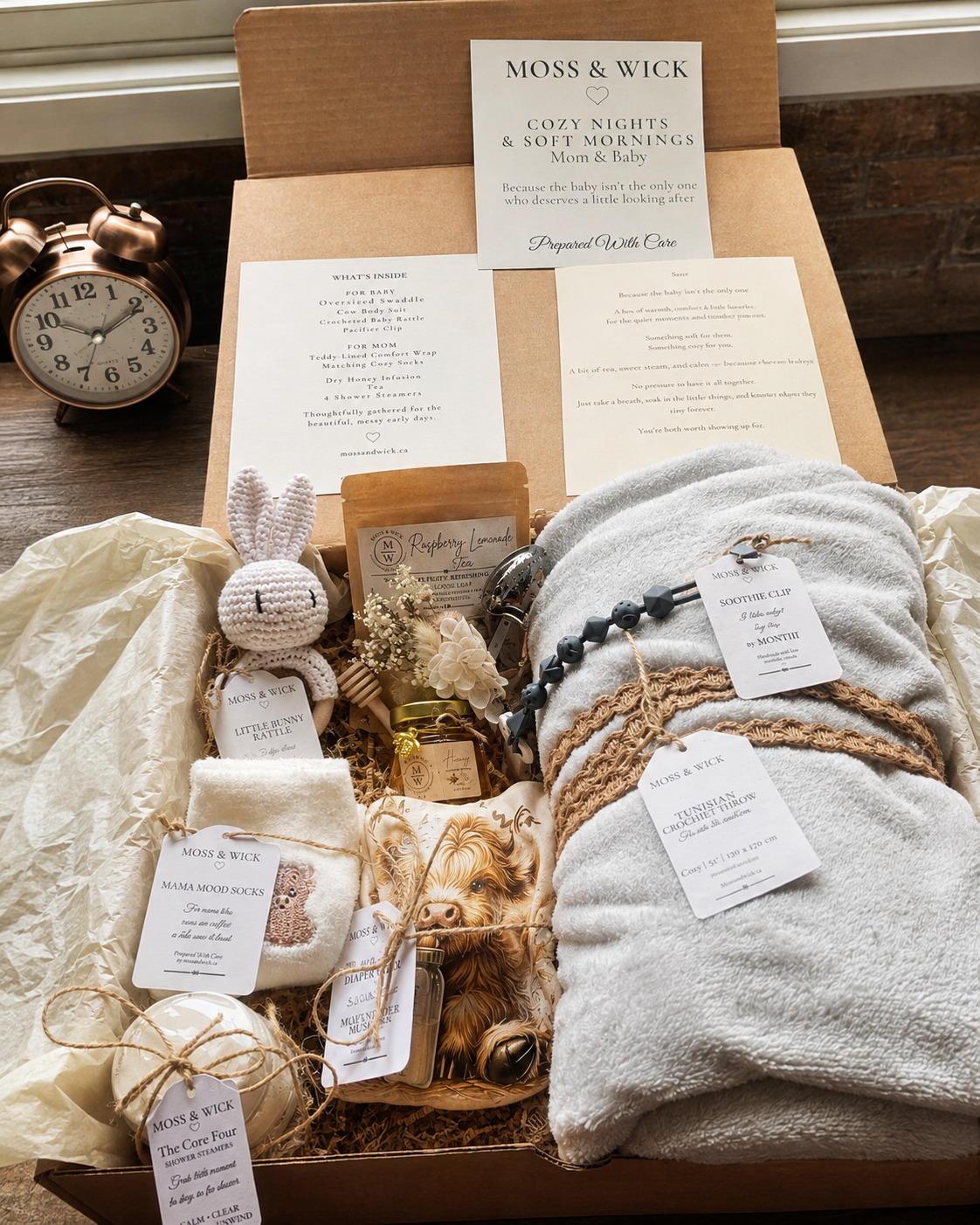 Cozy Nights & Soft Mornings | Mom + Baby Gift Box