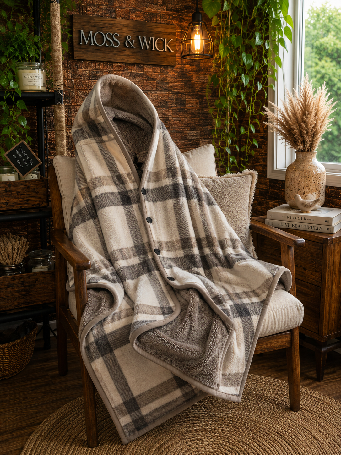 Teddy-Lined Comfort Wrap