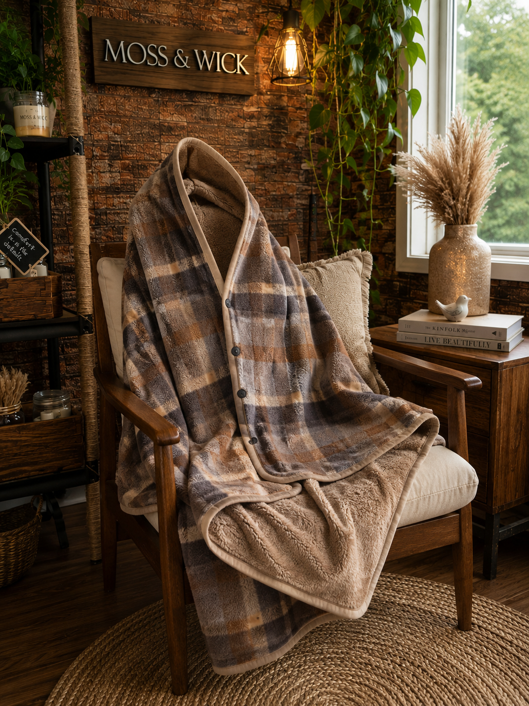 Teddy-Lined Comfort Wrap